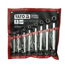 Набор ключей накидных изогнутых 6-22 мм 8 шт "сатин" YATO (Польша) код YT-0396
