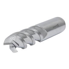 Концевая фреза с плоским торцом для алюминиевых сплавов, 2 зуба, HRC 45, 18х,45х100 код 842505