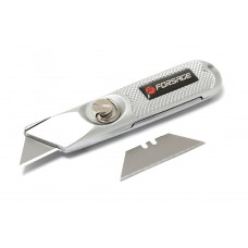 Нож универсальный в металлическом корпусе с запасными лезвиями 2шт, на блистере Forsage код F-5055P44