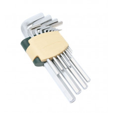 Набор ключей Г-образных 6-гранных 11пр.(1.5, 2, 2.5, 3, 4, 5, 6, 7, 8, 10, 12мм)в пластиковом держателе Rock FORCE RF-5116
