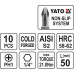 Набор бит крестовых 1/4" PH1 50 мм 10 пр. YATO (Польша) код YT-0477
