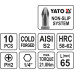 Набор бит крестовых двухсторонних 1/4" PH2 65 мм 10 пр. YATO (Польша) код YT-0481
