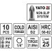 Набор бит длинных 1/4" 25 мм 10 пр. YATO (Польша) код YT-0482