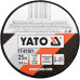 Лента изоляционная на тканевой основе для увязки кабелей 19 мм*0,3 мм*25 м YATO( (Польша) код YT-81501