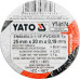 Лента изоляционная черная 25 мм*0,19 мм*20 м YATO( (Польша) код YT-8174
