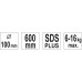 Миксер для строительных растворов SDS+ 100*600 мм YATO (Польша) код YT-5493