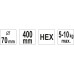 Миксер для строительных растворов HEX 70*400 мм YATO (Польша) код YT-5497