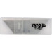Лезвия сменные трапециевидные для универсальных ножей 61х33х0,5 мм (10 шт.) YATO (Польша) код YT-7527
