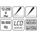 Тестер напряжения цифровой 12-250V LCD YATO (Польша) код YT-2861