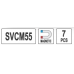 Набор отверток 7 пр. SVCM55 YATO (Польша) код YT-2669