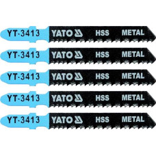 Полотно для электролобзика по металлу HSS L-75 мм 12TPI 5 пр. YATO (Польша) код YT-3413