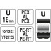 Штампы запасные (матрицы) для пресс-клещей YT-21735 PEX-AL-PEX тип-U 16 мм YATO (Польша) код YT-21740