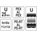 Штампы запасные (матрицы) для пресс-клещей YT-21735 PEX-AL-PEX тип-U 25 мм YATO (Польша) код YT-21742