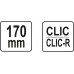 Клещи для зажимных хомутов типа CLIC И CLIC-R 170 мм YATO (Польша) код YT-06475