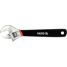 Ключ разводной с обрезиненной ручкой 375 мм YATO (Польша) код YT-21654