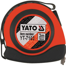 Рулетка с магнитом 16мм * 3м YATO (Польша) код YT-7103