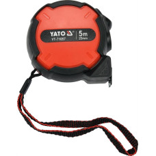 Рулетка с нейлоновым покрытием 25мм * 5м YATO (Польша) код YT-71057