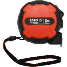 Рулетка с нейлоновым покрытием 25мм * 8м YATO (Польша) YT-71058