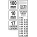 Щупы измерительные 0,02-1 мм L-100 мм 17 шт. YATO (Польша) код YT-7220
