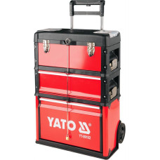 Тележка для инструмента на колесах с ручкой металл/пластик YATO (Польша) код YT-09102