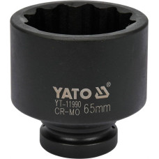 Головка торцевая 12-гранная ударная 1" 25 мм YATO (Польша) код YT-11990
