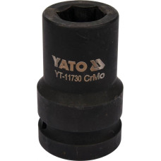 Головка торцевая 6-гранная ударная глубокая 1" 25 мм L-80 мм YATO (Польша) код YT-11730