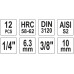 Набор головок торцевых со вставками 1/4", 3/8" TORX-SECURITY Т8-Т55 12 пр. YATO (Польша) код YT-04332