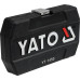 Набор головок торцевых с трещоткой 1/4" 56 пр. YATO (Польша) код YT-1450