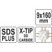 Сверло по железобетону SDS PLUS PREMIUM 9х160 мм с головкой X-TIP YATO (Польша) код YT-41939