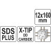 Сверло по железобетону SDS PLUS PREMIUM 12х160 мм с головкой X-TIP YATO (Польша) код YT-41941