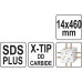 Сверло по железобетону SDS PLUS PREMIUM 14х460 мм с головкой X-TIP YATO (Польша) код YT-41955