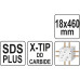 Сверло по железобетону SDS PLUS PREMIUM 18х460 мм с головкой X-TIP YATO (Польша) код YT-41957