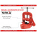 Тиски для труб откидные 2" YATO (Польша) код YT-6510